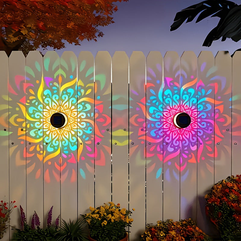 ✨Solar Mandala Wall Light Projector