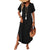 V Neck Slit Casual Beach Dress