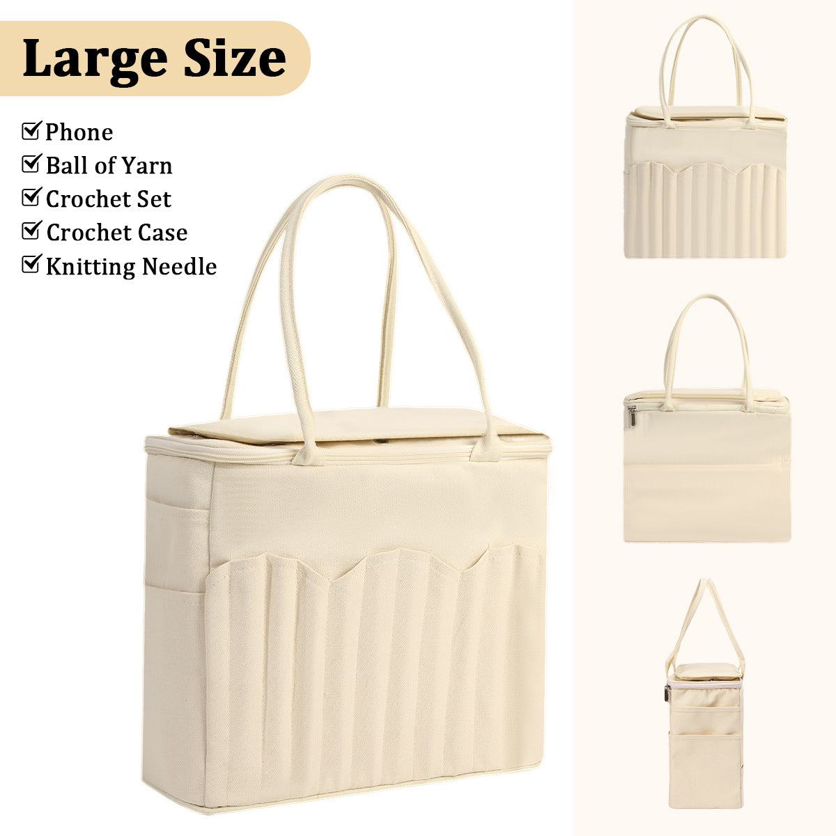 Knitting Bag for Crochet Lovers