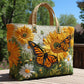 Bohemian Chicken Quilted Tote Bag