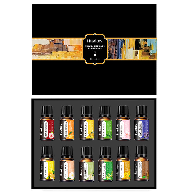 12 Pack Premium Fragrance Essential Oils Gift Set for Diffuser