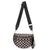 Plus Size Checkered Nylon Crossbody Bum Bag