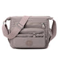 Nylon Lightweight Single Shoulder Bag with Multiple Pockets