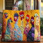Bohemian Chicken Quilted Tote Bag