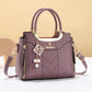 3 PCS Women's Elegant Embroidered Pattern Tote Bag