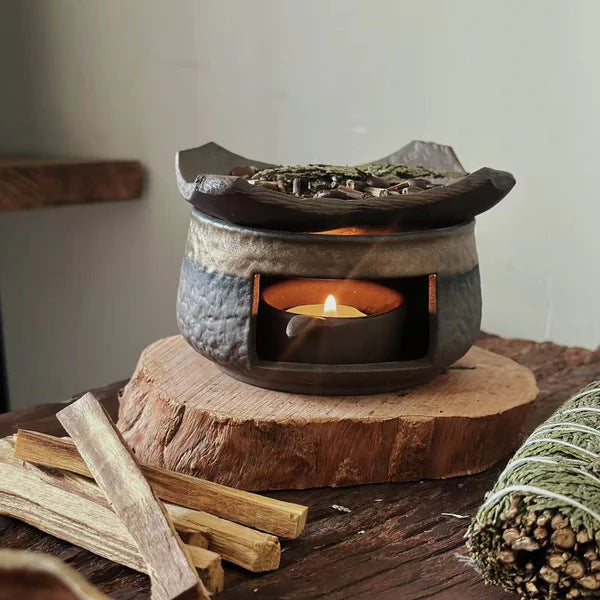 Ceramic Burner Kit for Incense & Herbs