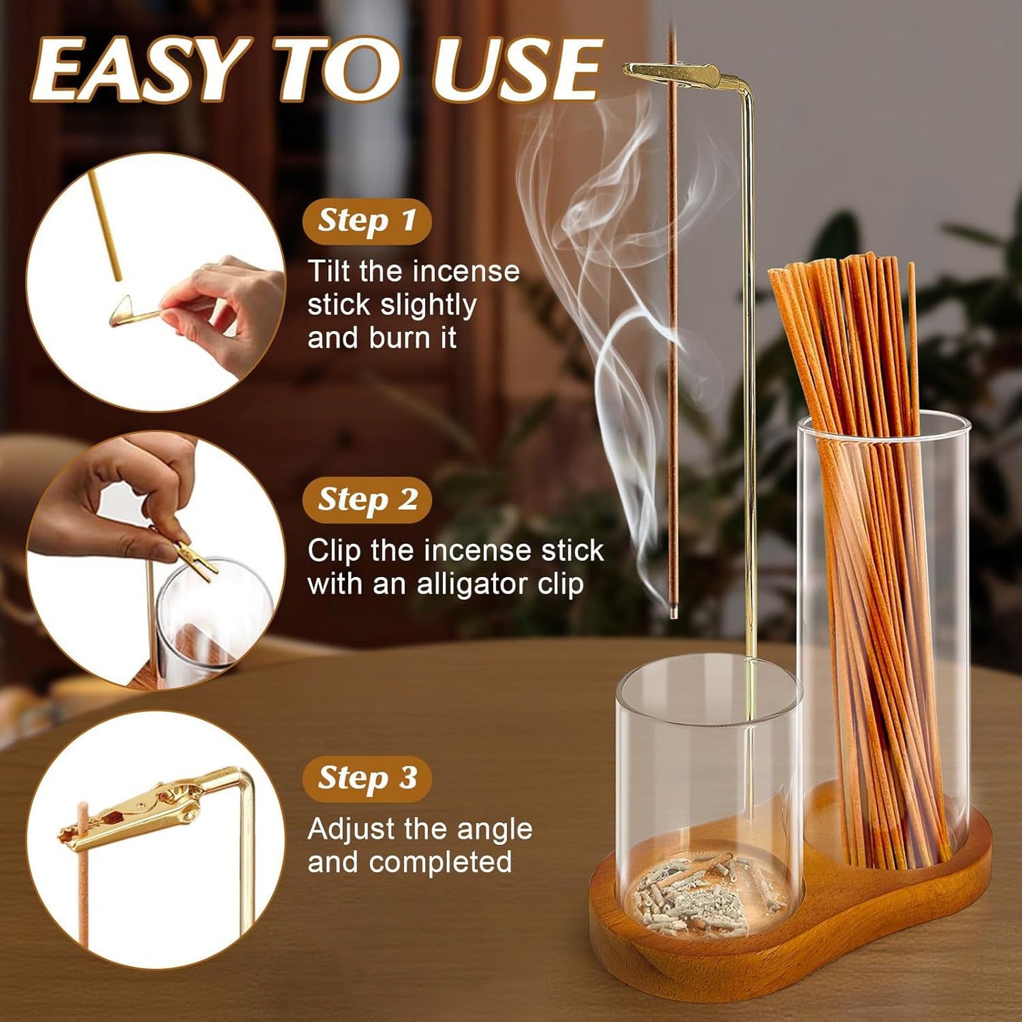 2 in 1 Incense Holder for Sticks