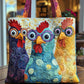 Bohemian Chicken Quilted Tote Bag
