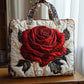 Bohemian Chicken Quilted Tote Bag