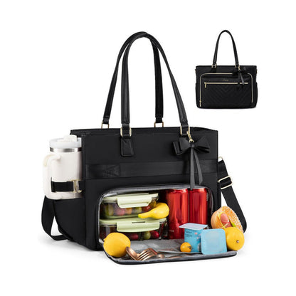 Lunch Bag for Women with Insulated Lunch Compartment