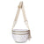 Plus Size Checkered Nylon Crossbody Bum Bag