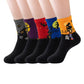 Halloween Ghost Pumpkin Animal Face Socks 5 Pairs