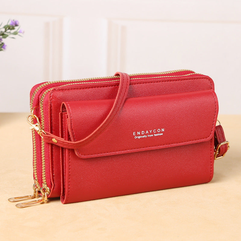 The Minimalist Multi-Compartment Crossbody Phone Wallet