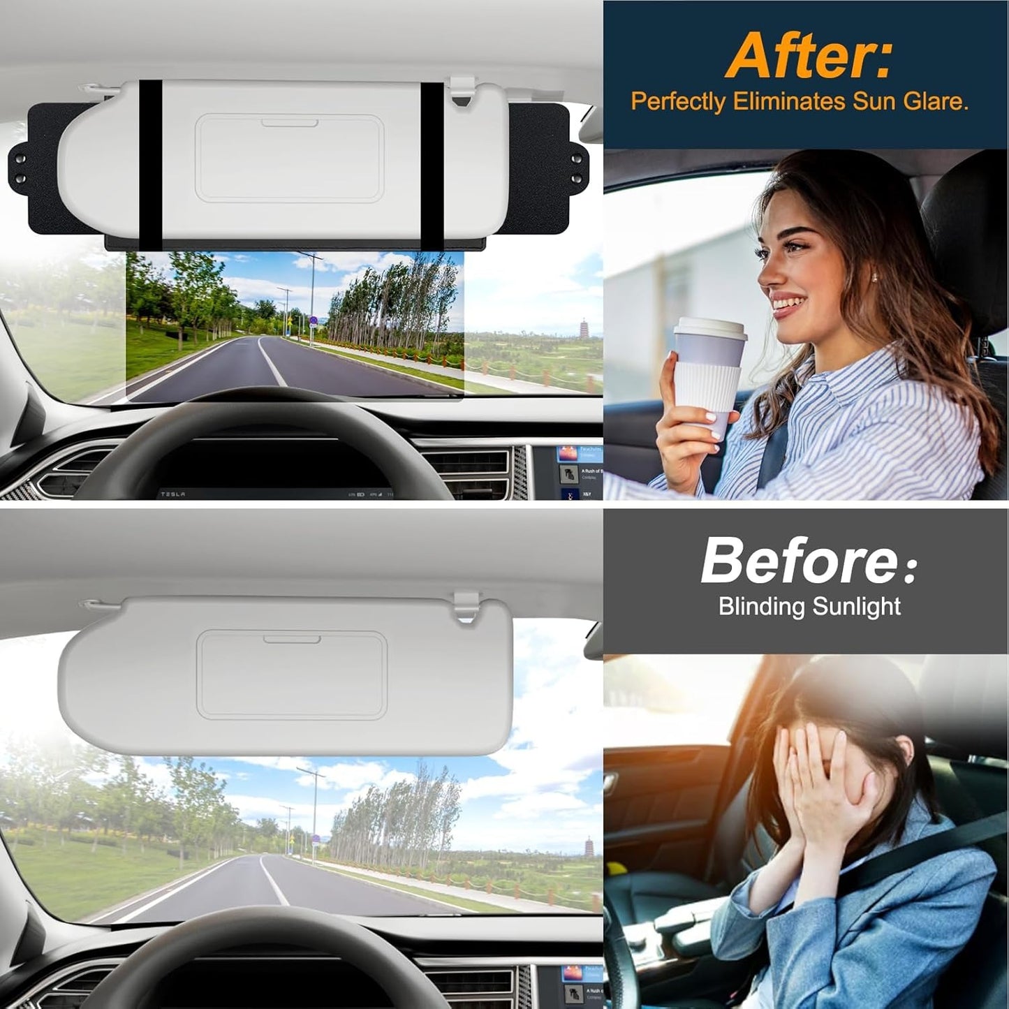 Veharvim Sun Visor Extender for Car