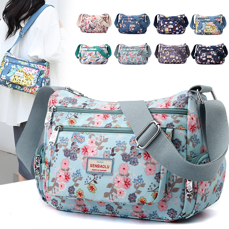 Nylon Crossbody Waterproof Lightweight Shoulder Bag