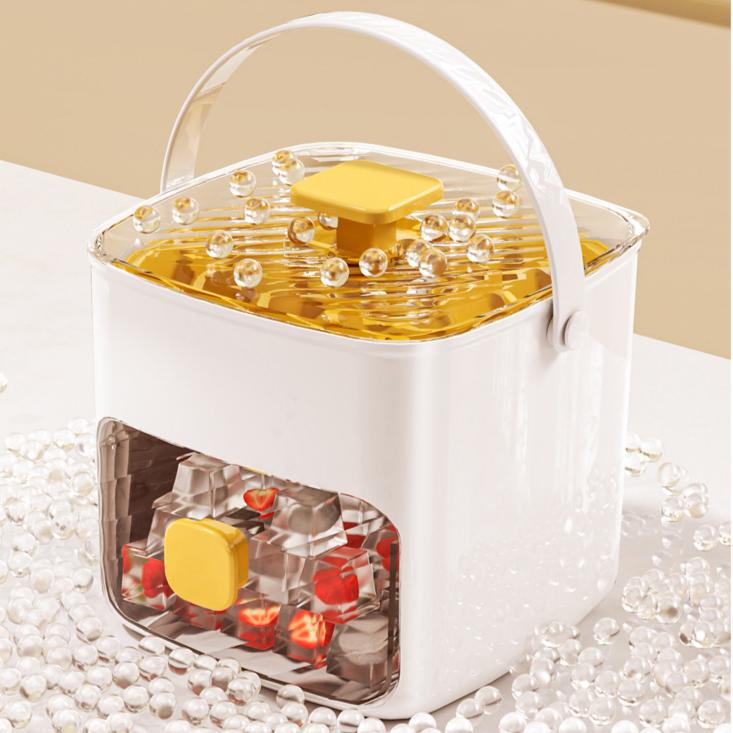 Ice Maker & Storage Bin -Instant Ice Cubes in Seconds