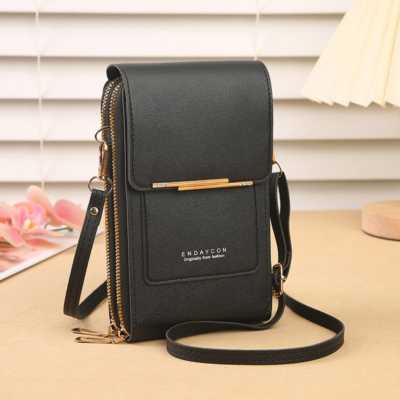 Women's Leather Cell Phone Bag