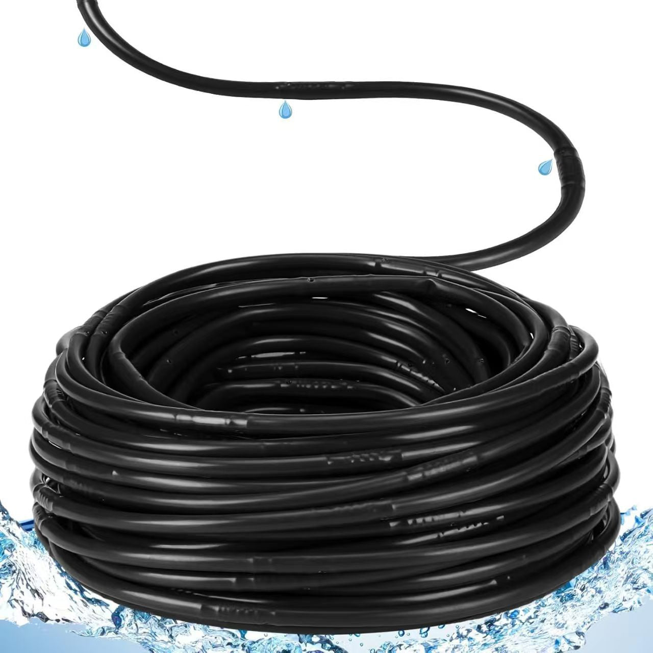 1/4" Drip Irrigation Tubing for Vegetation, Window Boxes and Garden