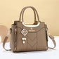 3 PCS Women's Elegant Embroidered Pattern Tote Bag