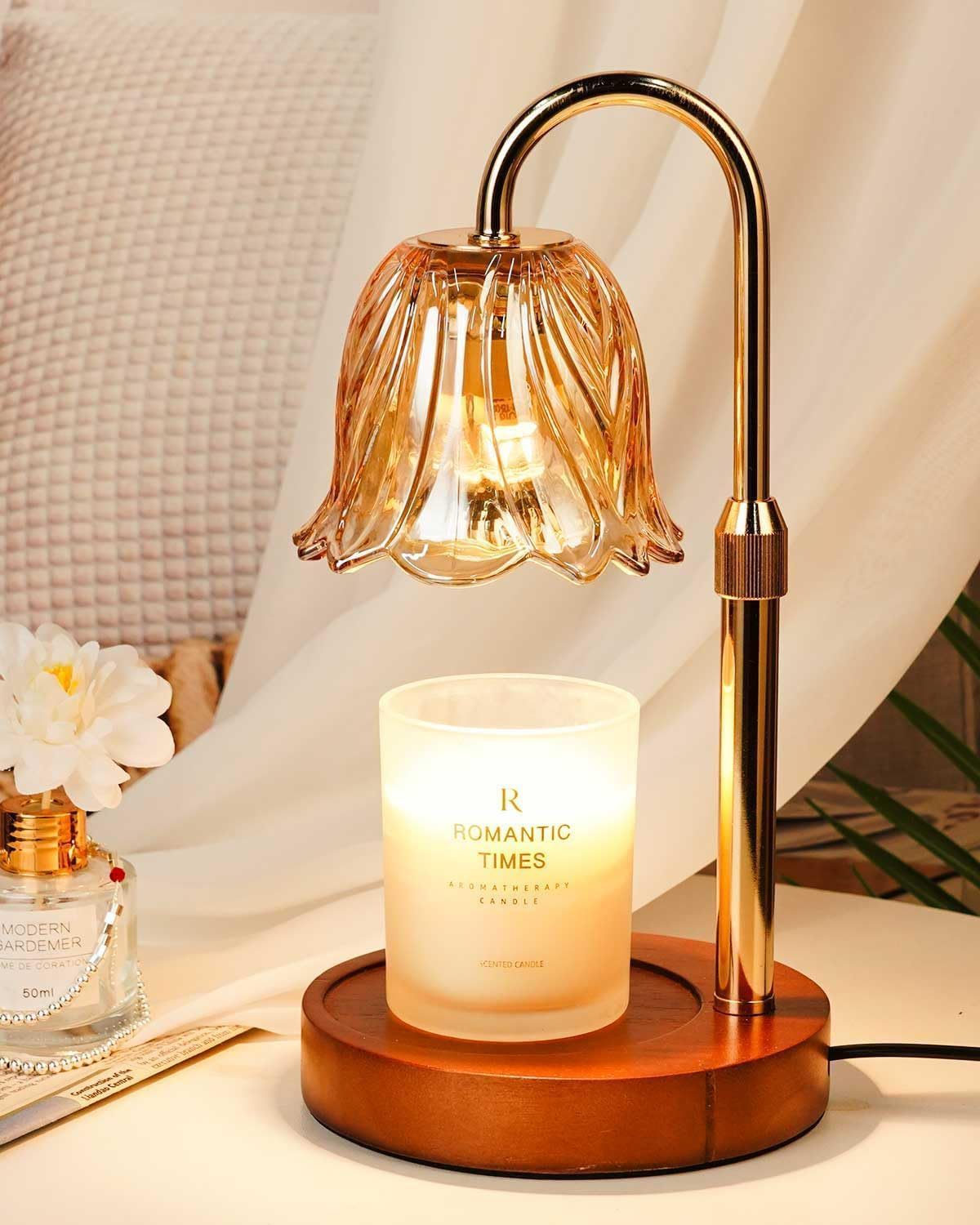 Adjustable Flower Warmer Small Candle Lamp (No Candle)