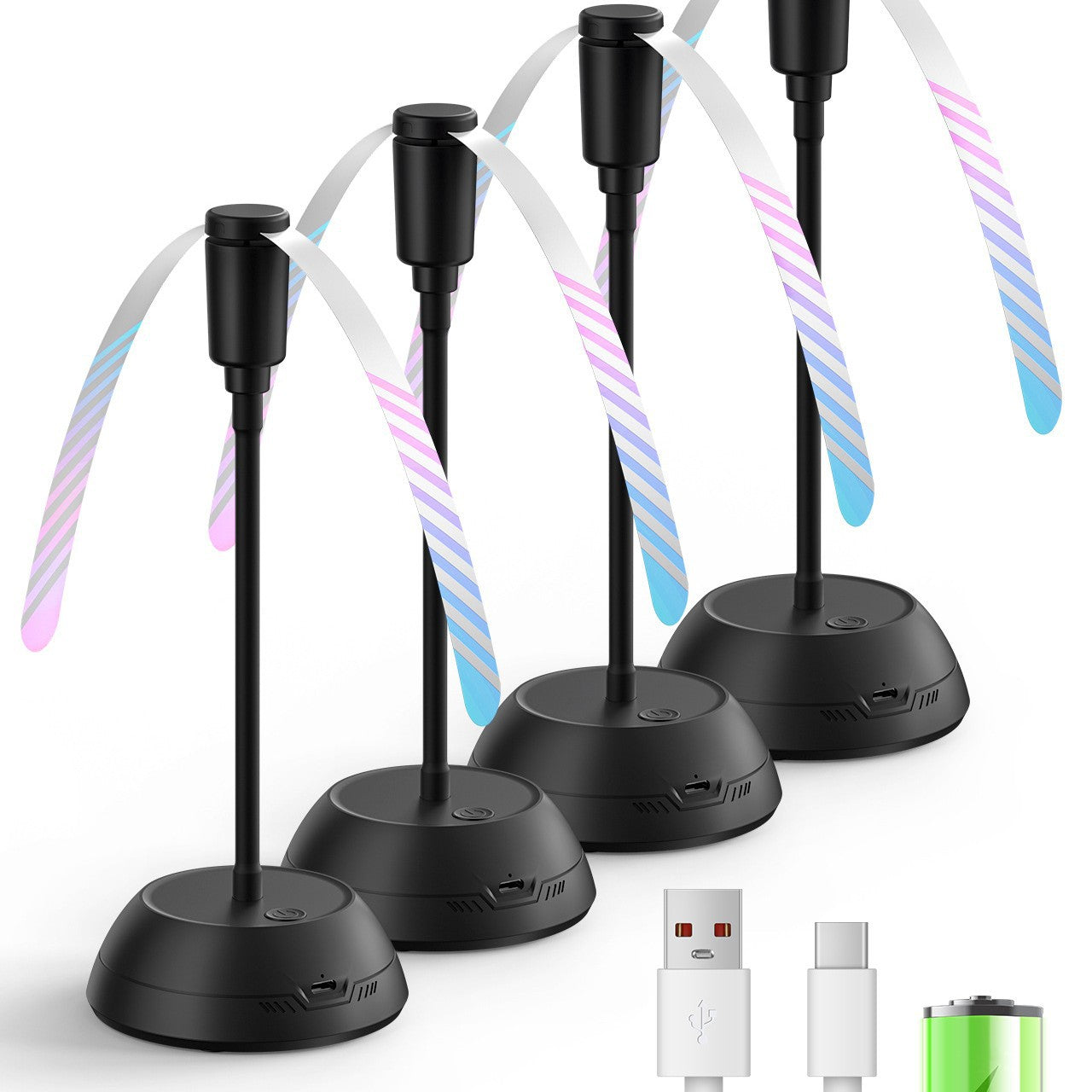 Portable Fly Repellent Fan for Tables