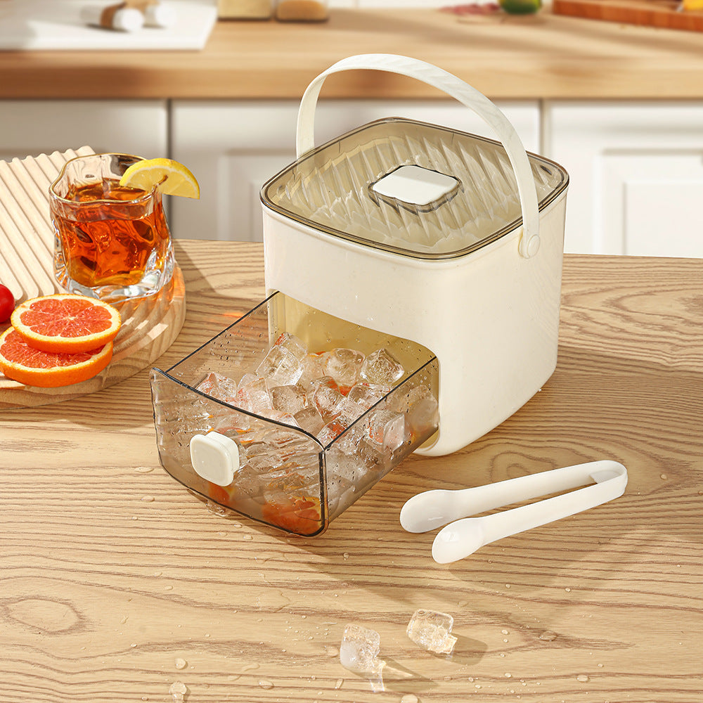 Ice Maker & Storage Bin -Instant Ice Cubes in Seconds