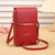 Women's Leather Cell Phone Bag