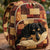 Sleeping Dachshund Patchwork Quilted Backpack