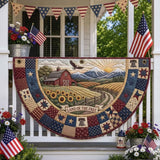 America Legacy Quilted Fan Flag