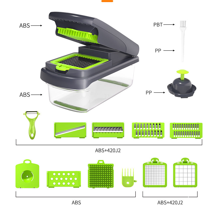 18-in-1 Vegetable Chopper Mandoline Slicer for Kitchen