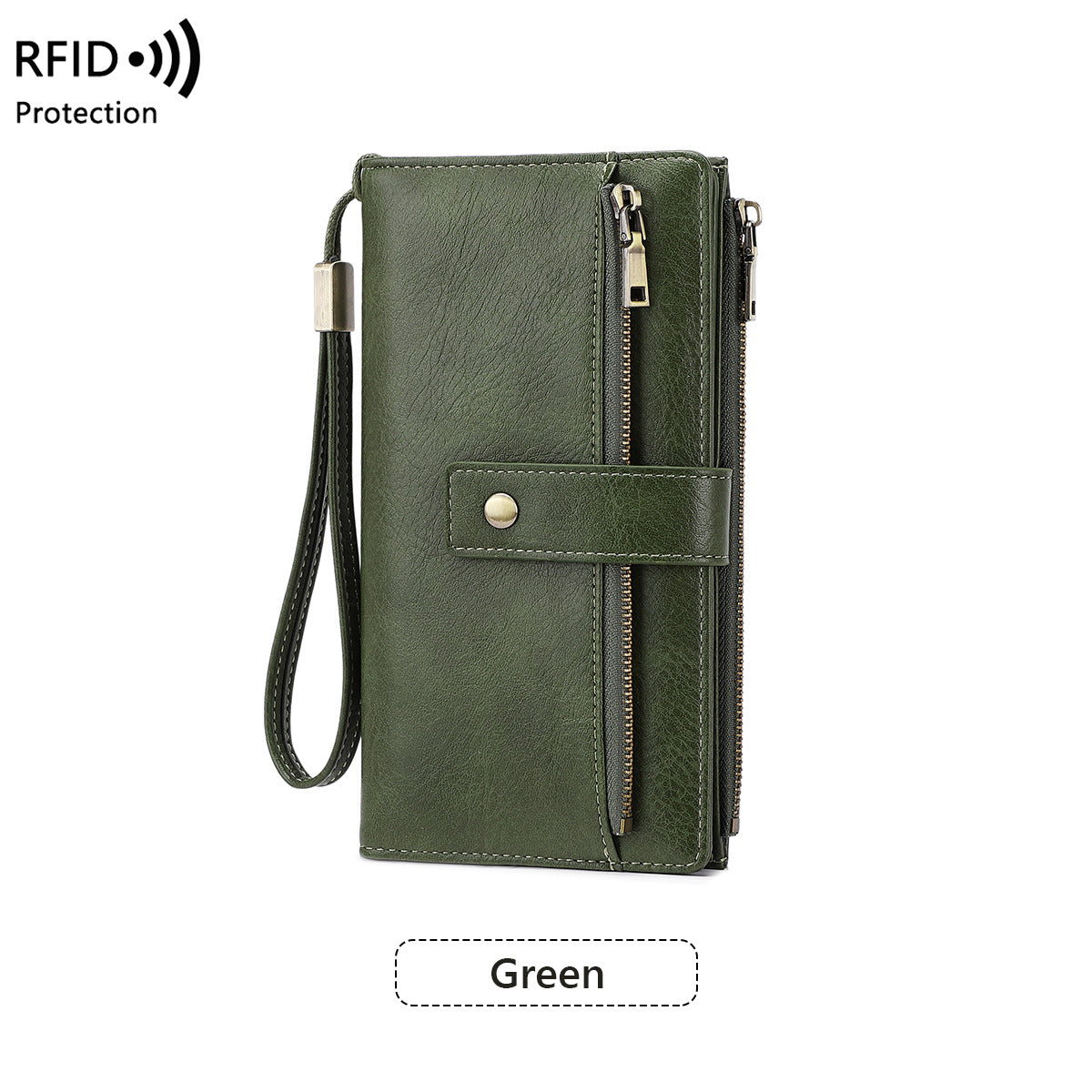 RFID Blocking Leather Wallet