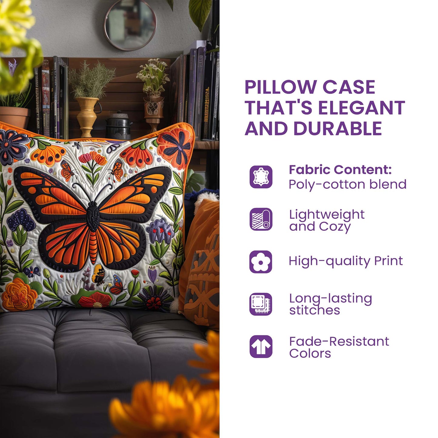 Heritage Patch Quilted Pillowcase