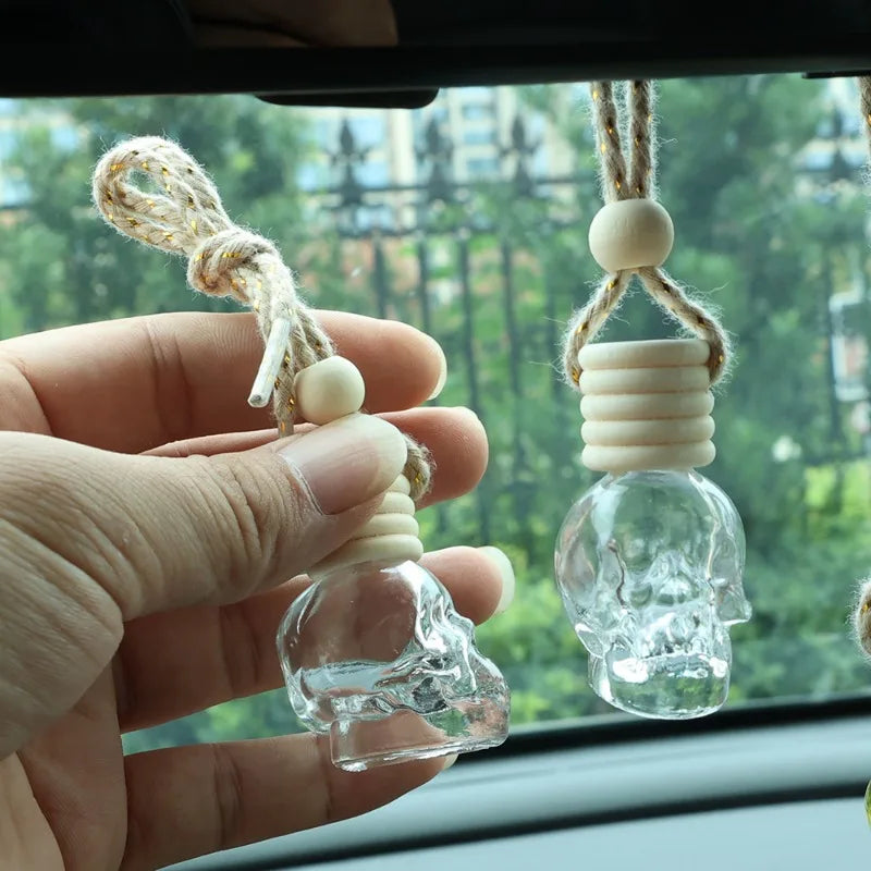 Skull Car Air Freshener Diffuser Aromatherapy Essential Oil