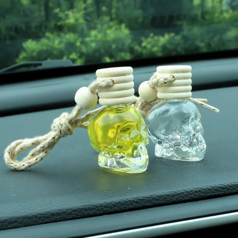 Skull Car Air Freshener Diffuser Aromatherapy Essential Oil