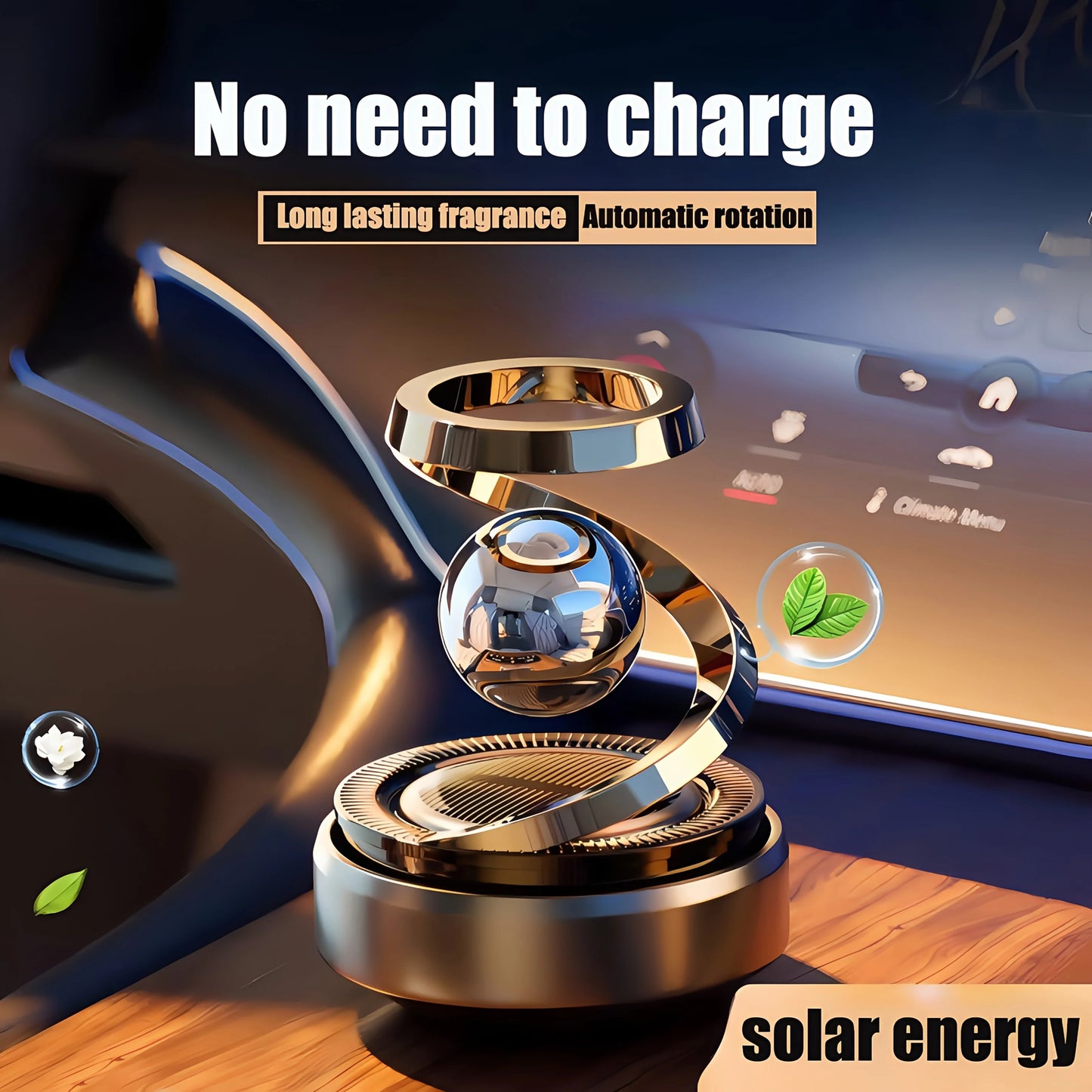 Starry Sky Solar-Powered Car Air Freshener