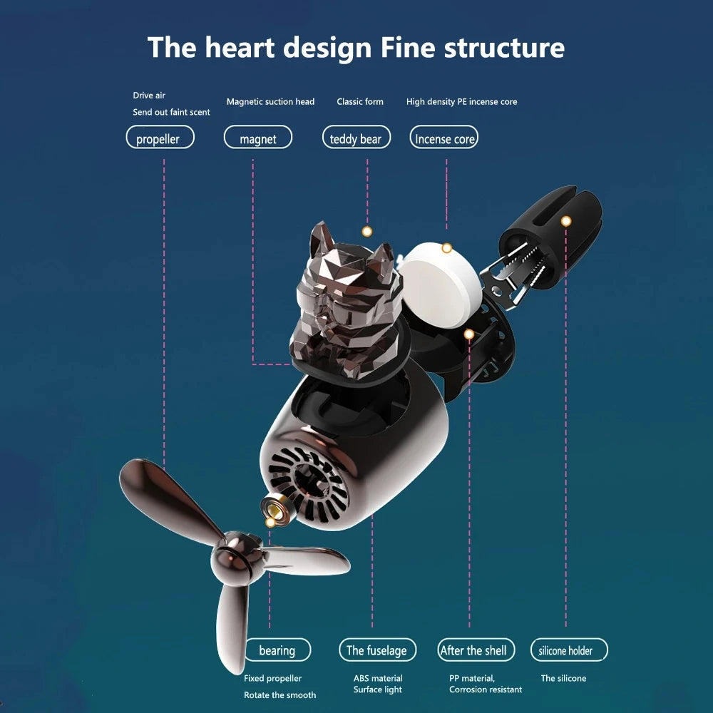 Cool Bulldog Car Fragrance Auto Air Freshener