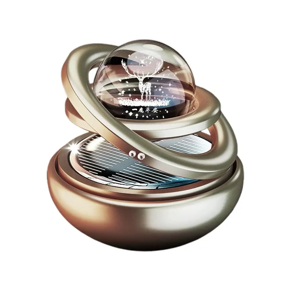 Car Double Suspended Crystal Ball Aromatherapy Perfume