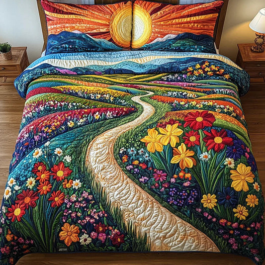Sunbeam Serenity Quilted Bedding Set