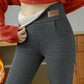 Women's Fleece-Lined High-Waist Leggings with Pockets