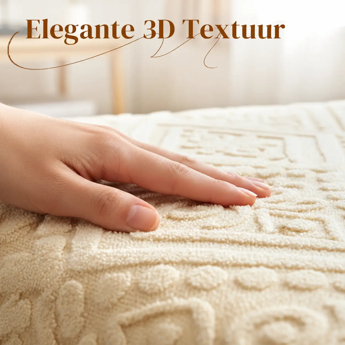 360° All-Around Stretch Plush Knit Fitted Sheet with 2 Pillowcases