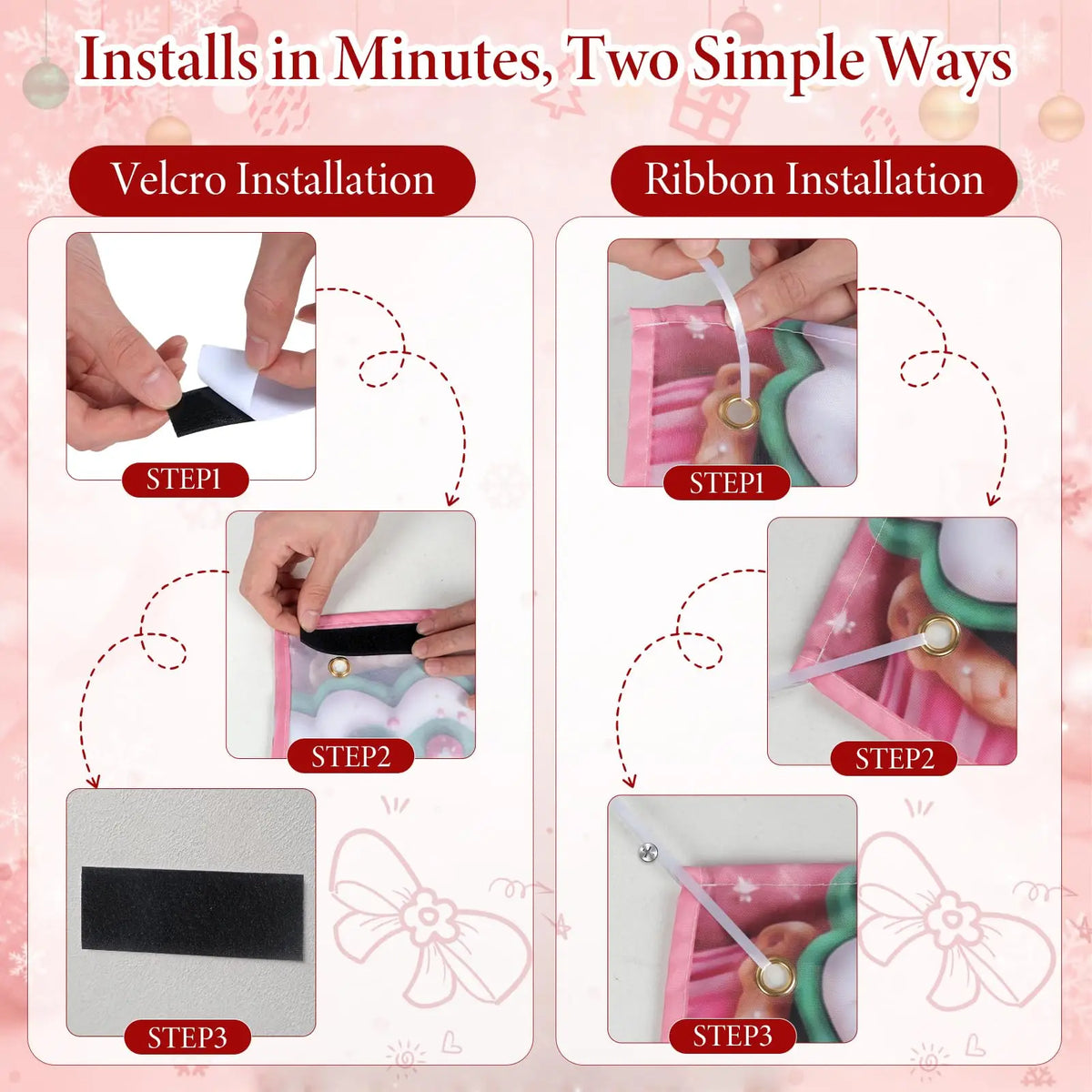 Christmas Door Cover – Instant Holiday Decor