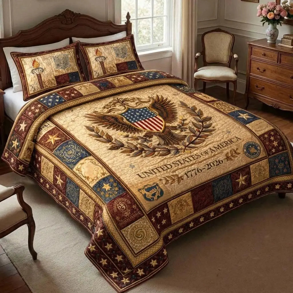 Heritage Patch Quilted Bedding Set