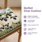 Iris Quilted Chair Cushion