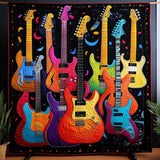 Amplified Rhythm Quilted Blanket