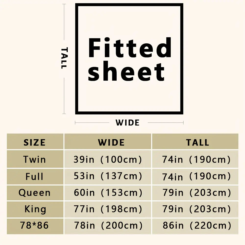 360° All-Around Stretch Plush Knit Fitted Sheet with 2 Pillowcases