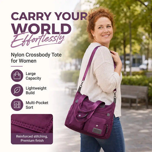 Large Capacity Waterproof Multi-Pocket Tote Bag