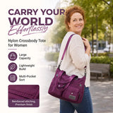 Large Capacity Waterproof Multi-Pocket Tote Bag