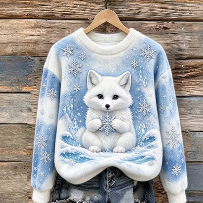 Arctic Fox Cozy Plush Sweatshirt