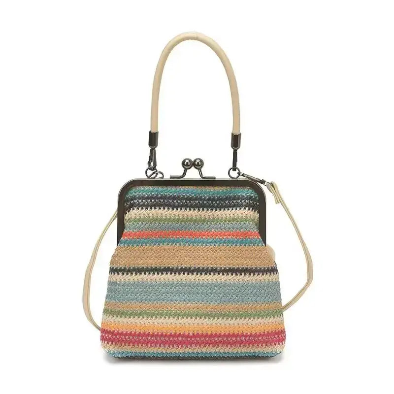 Vintage Kiss-Lock Crossbody Bag