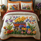 Blooming Garden Quilted Bedding Set